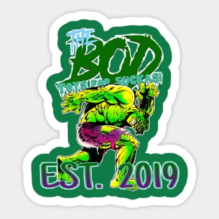 Bod smash Sticker